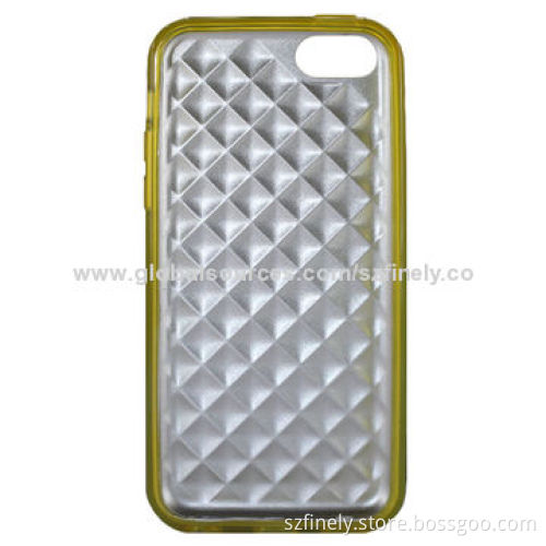TPU Cases for iPhone 5C, 3D Effect, Simple and Multi-color